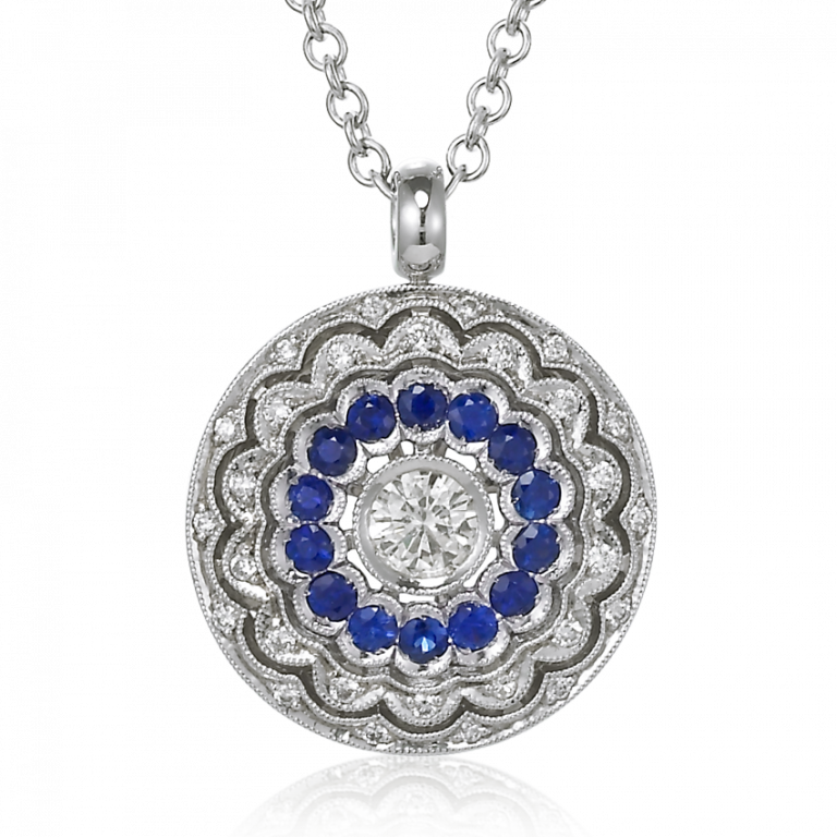 XOJewels, Diamond, Necklace, Sapphire, Jewelry, Jewelry Stores, Fine Jewelry, Geiss and Sons, Greenville, South Carolina