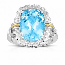 Blue Topaz, Cocktail Ring, Phillip Gavriel