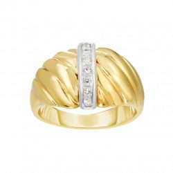 Yellow Gold Ring, Diamonds, Phillip Gavriel